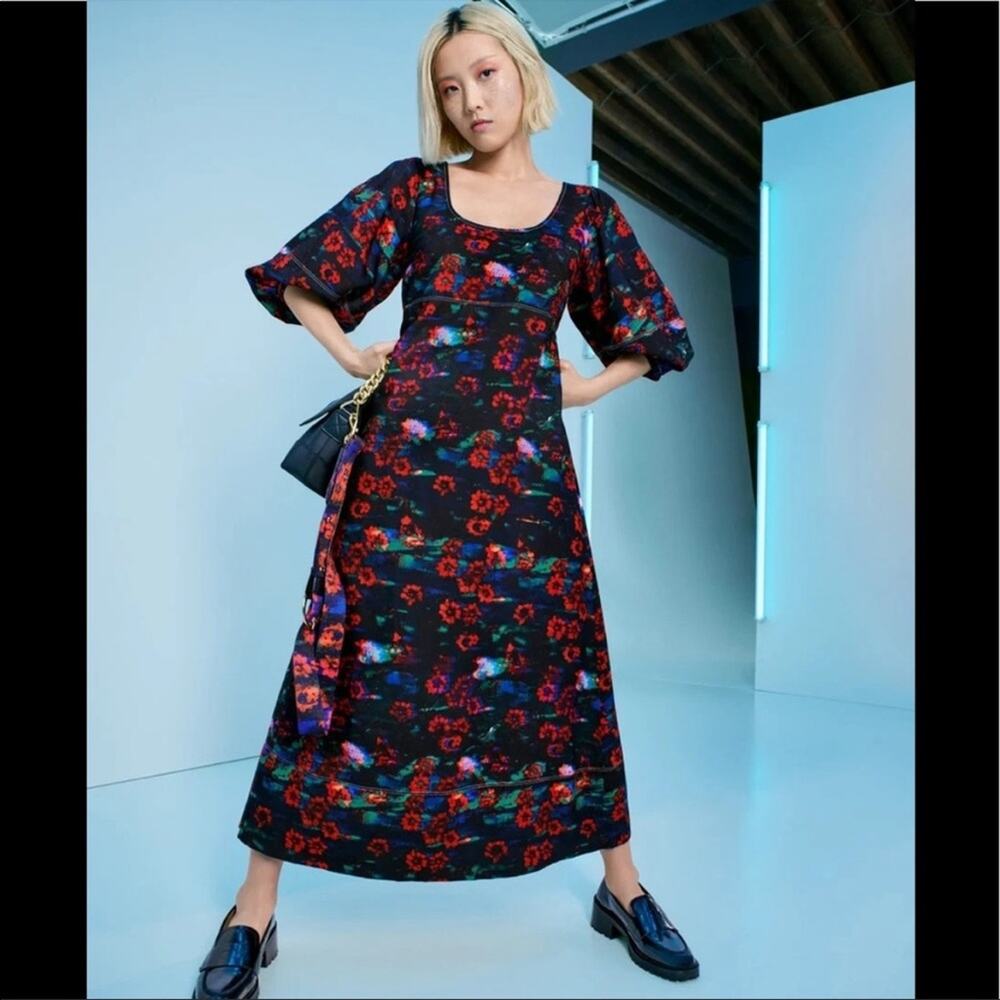 Rachel Comey x Target NWT floral Y2K printed midi dress